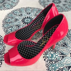 Jessica Simpson “Josette” Peep Toe Pumps